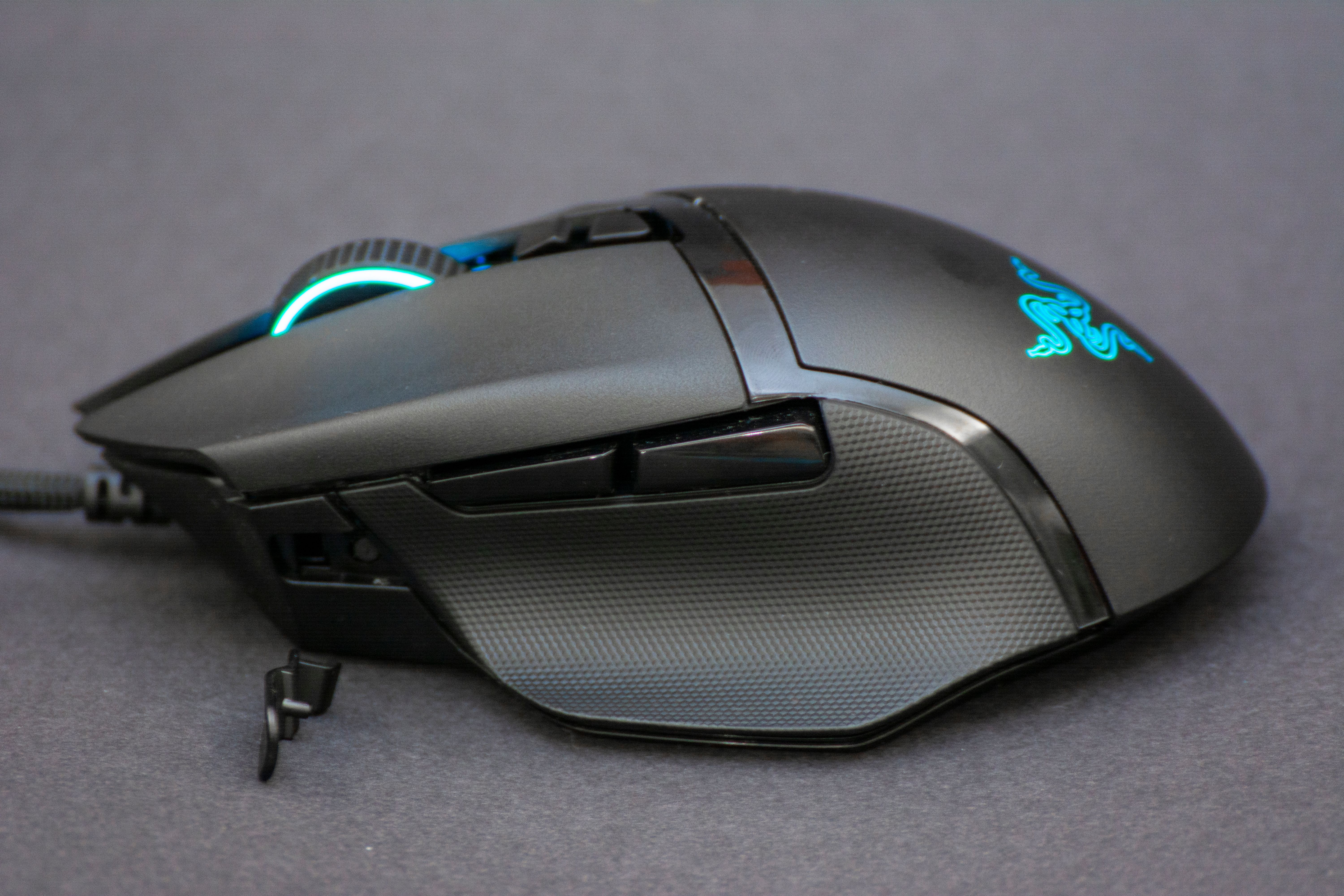 A mouse with a DPI button