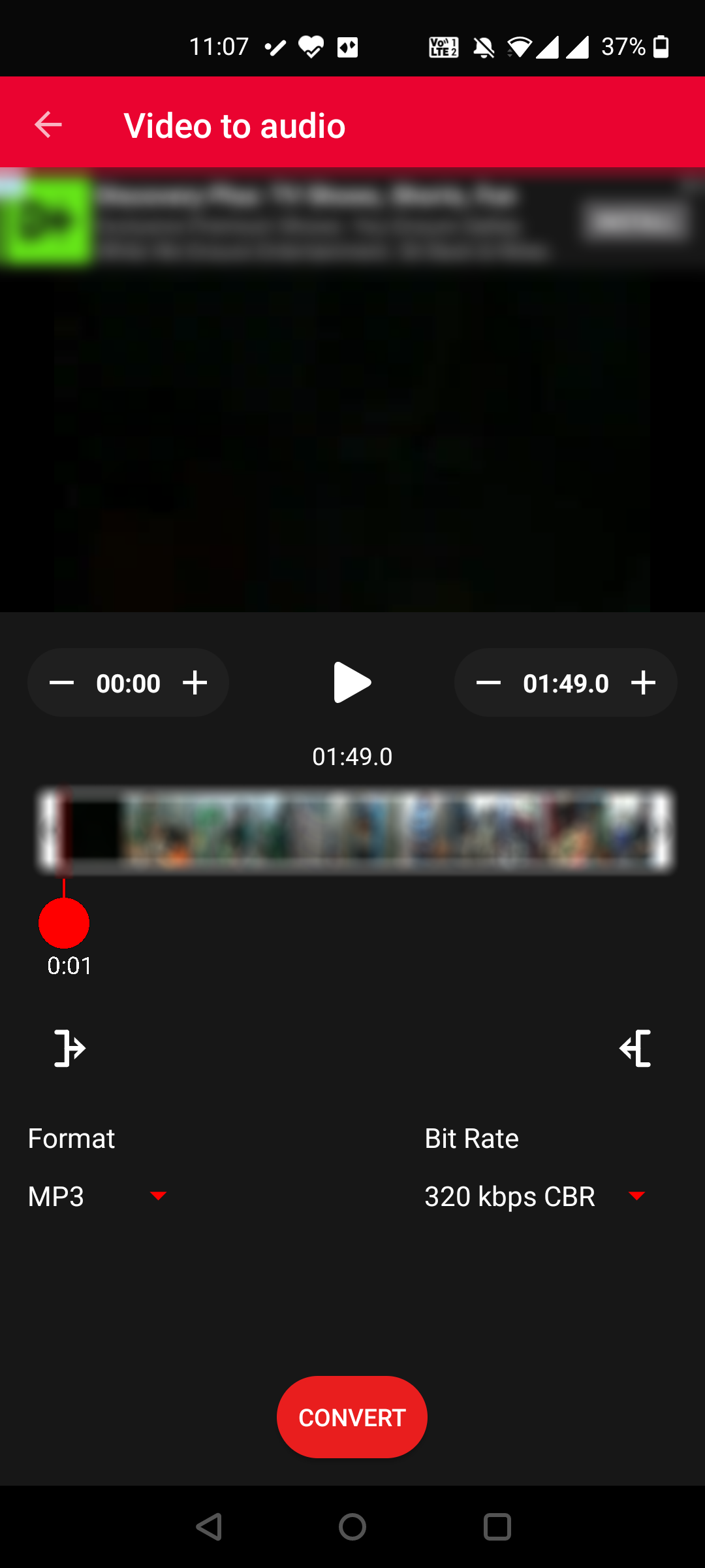 Extract the audio from video on Android