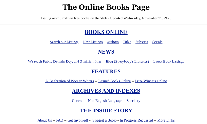 UPenn's Online Books Page puts free ebooks into context