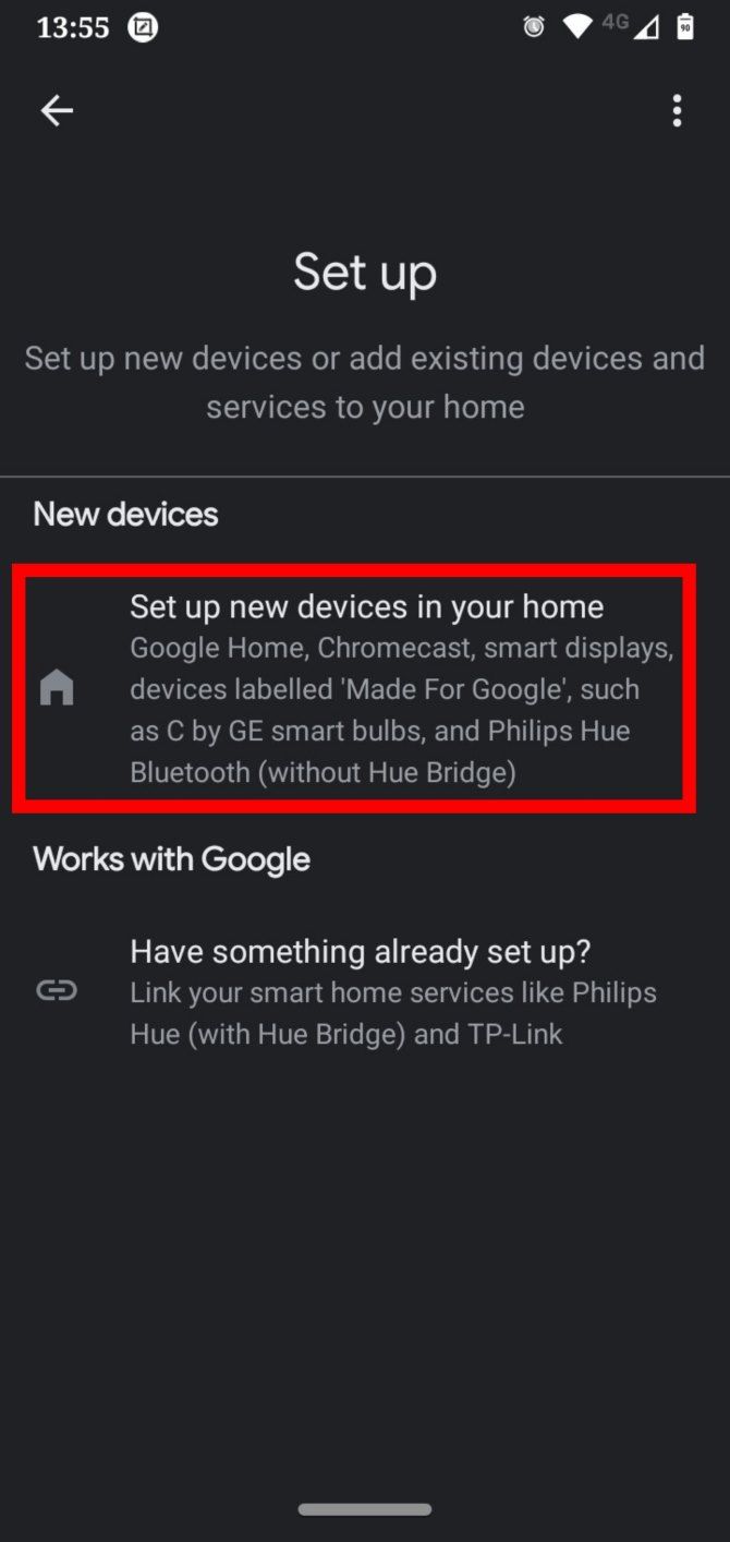 Finding a new device in the home