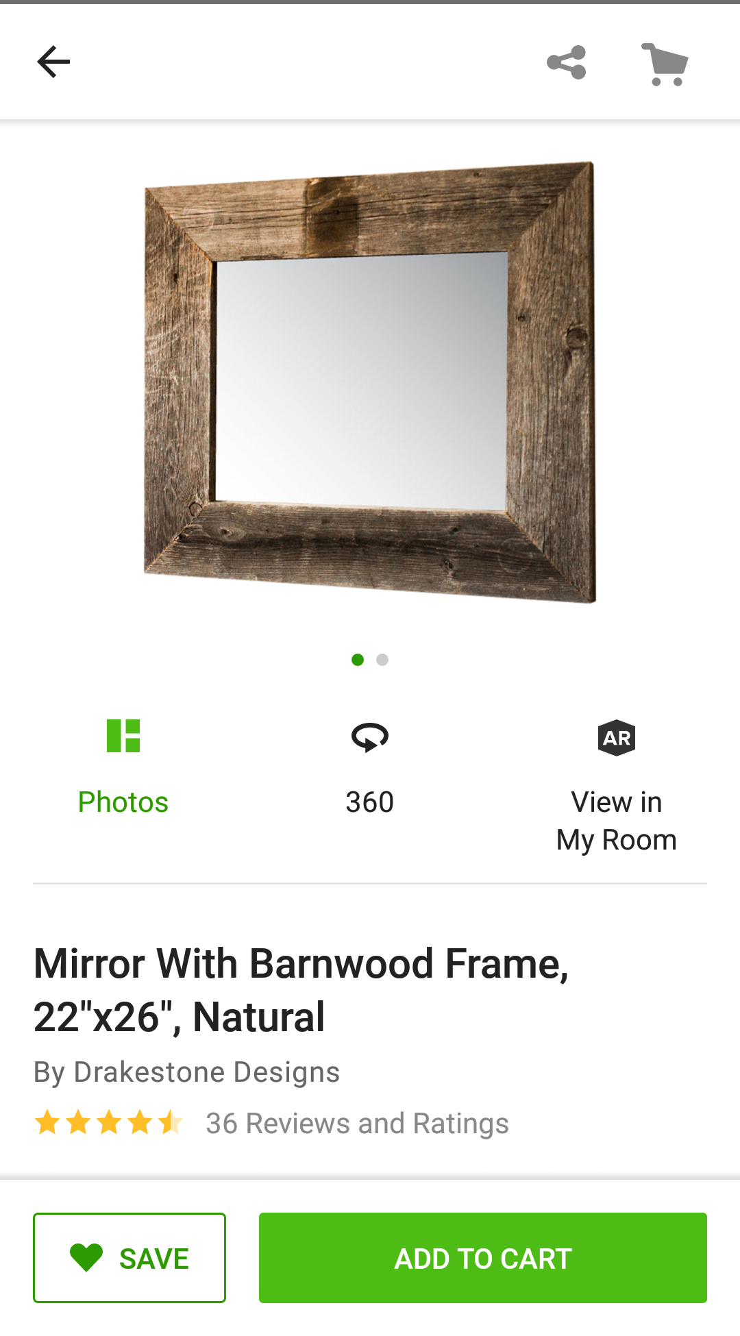 houzz app wood frame mirror