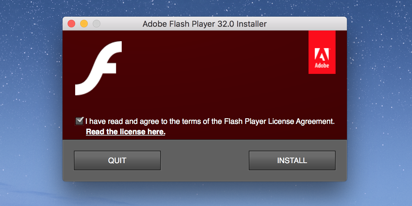free download adobe flash player for mac os x 10.9.5