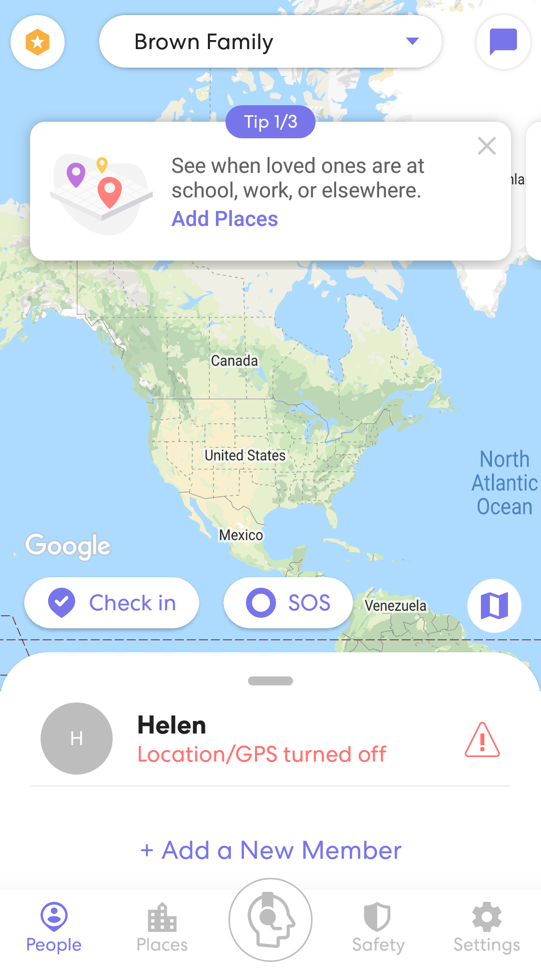 life360 app interface and tips