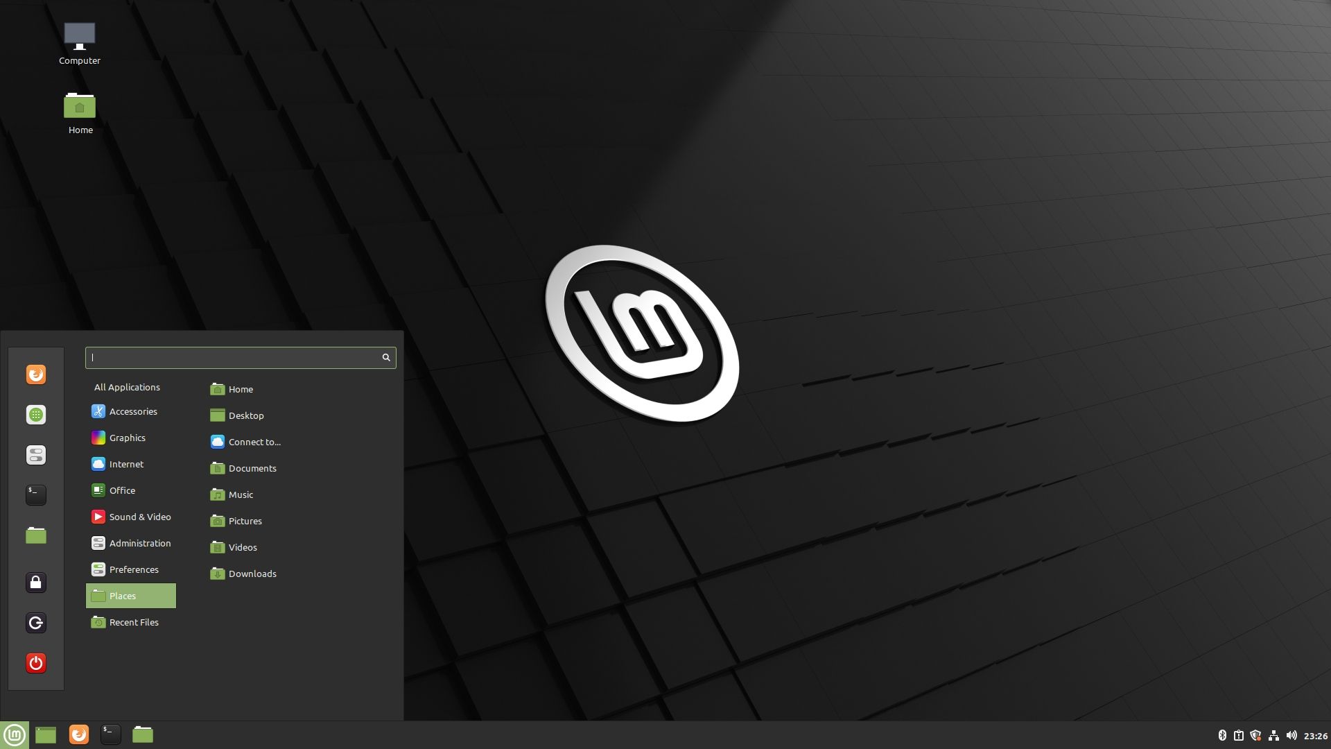 linux mint 20 desktop
