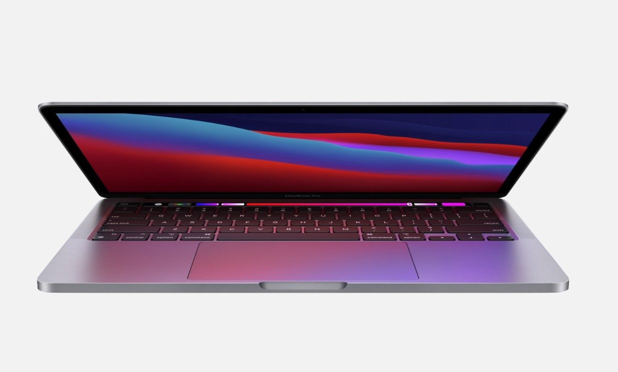 New MacBook Pro Halfway Closed