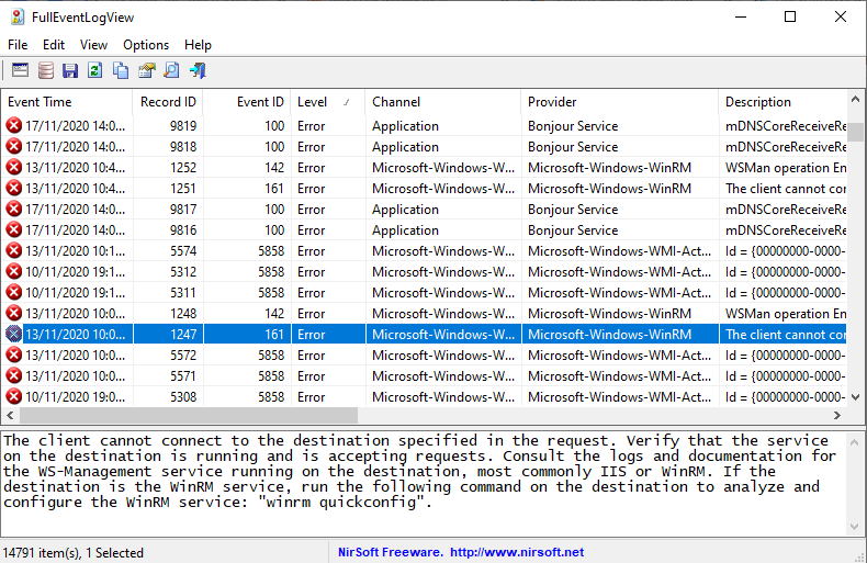 FULLEVENTLOGVIEW. FULLEVENTLOGVIEW как пользоваться. Event viewer.