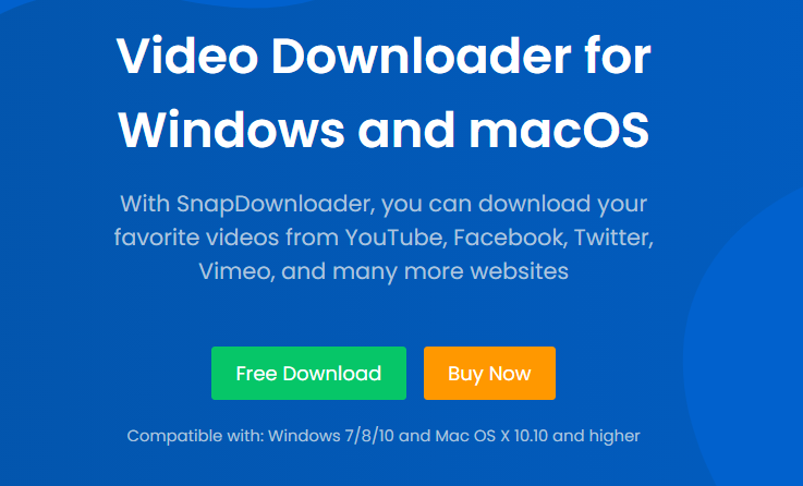 snapdownloader - Come scaricare qualsiasi video da Internet: 20 metodi gratuiti