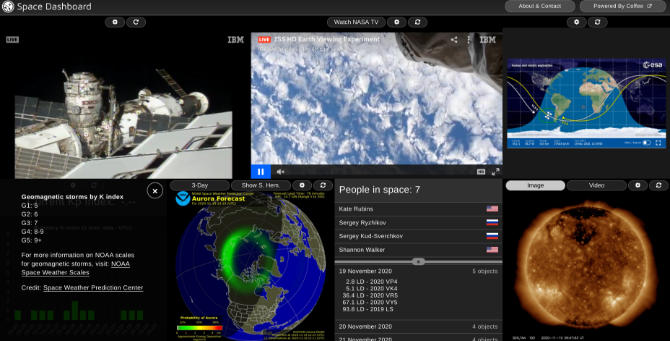 Space Dashboard shows everything you want to know about what's happening in space right now