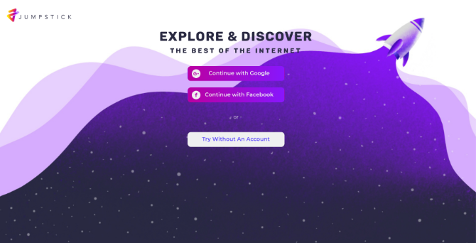 Jumpstick is the best StumbleUpon alternative to discover web pages by serendipity