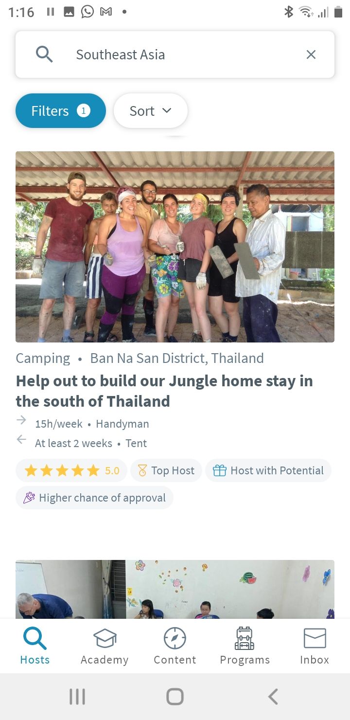 Worldpackers Thailand opportunity