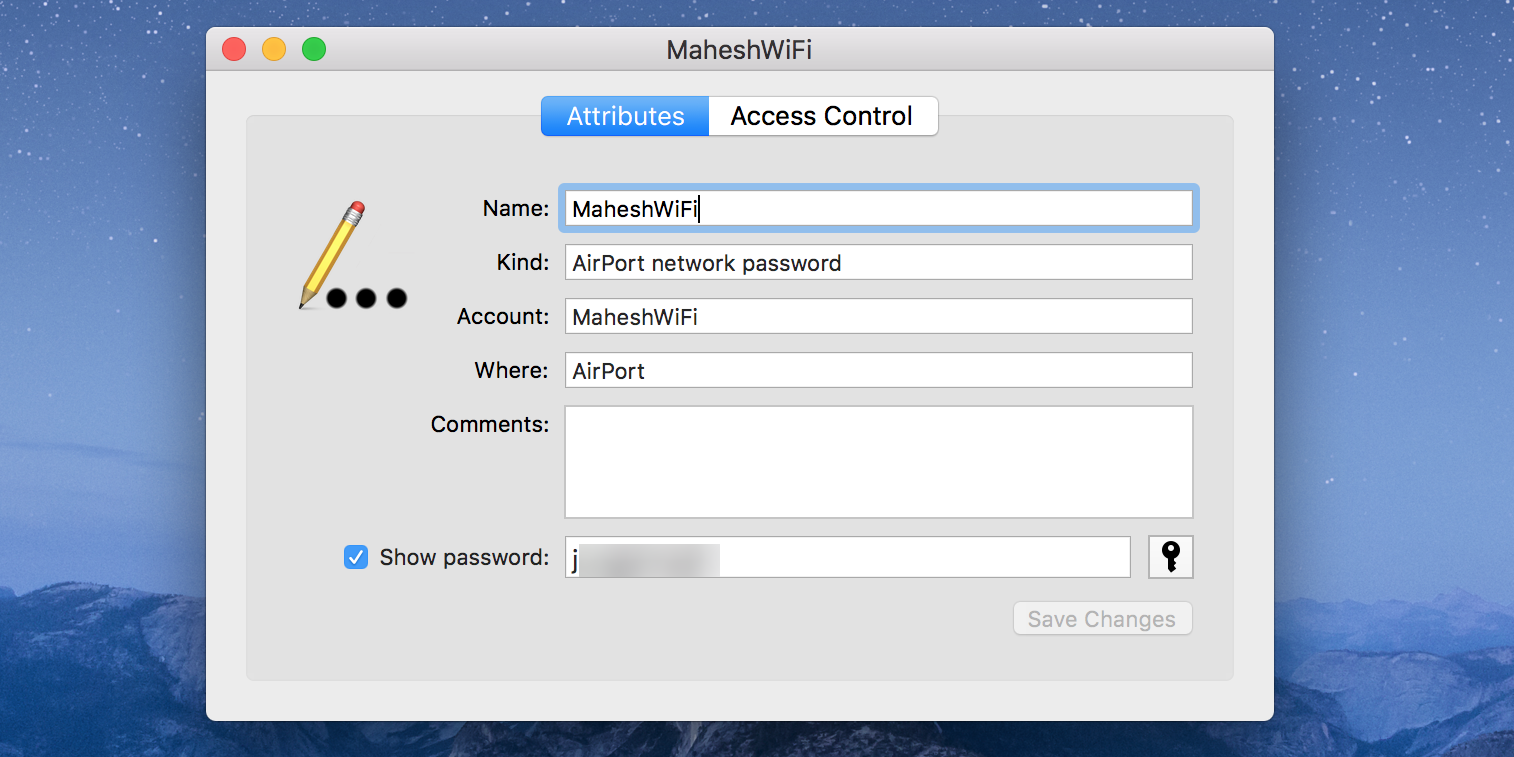 Find a Wi-Fi password on a Mac