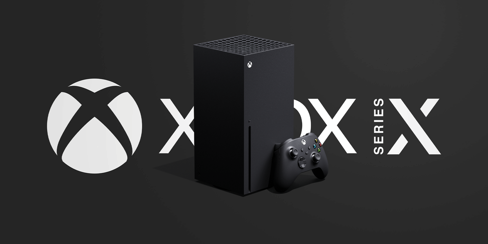 xbox series x on series x logo background