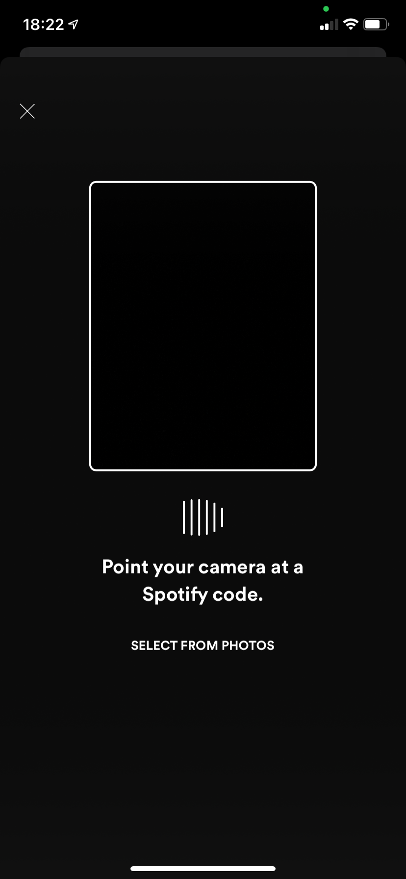 Spotify Scan Code Mobile