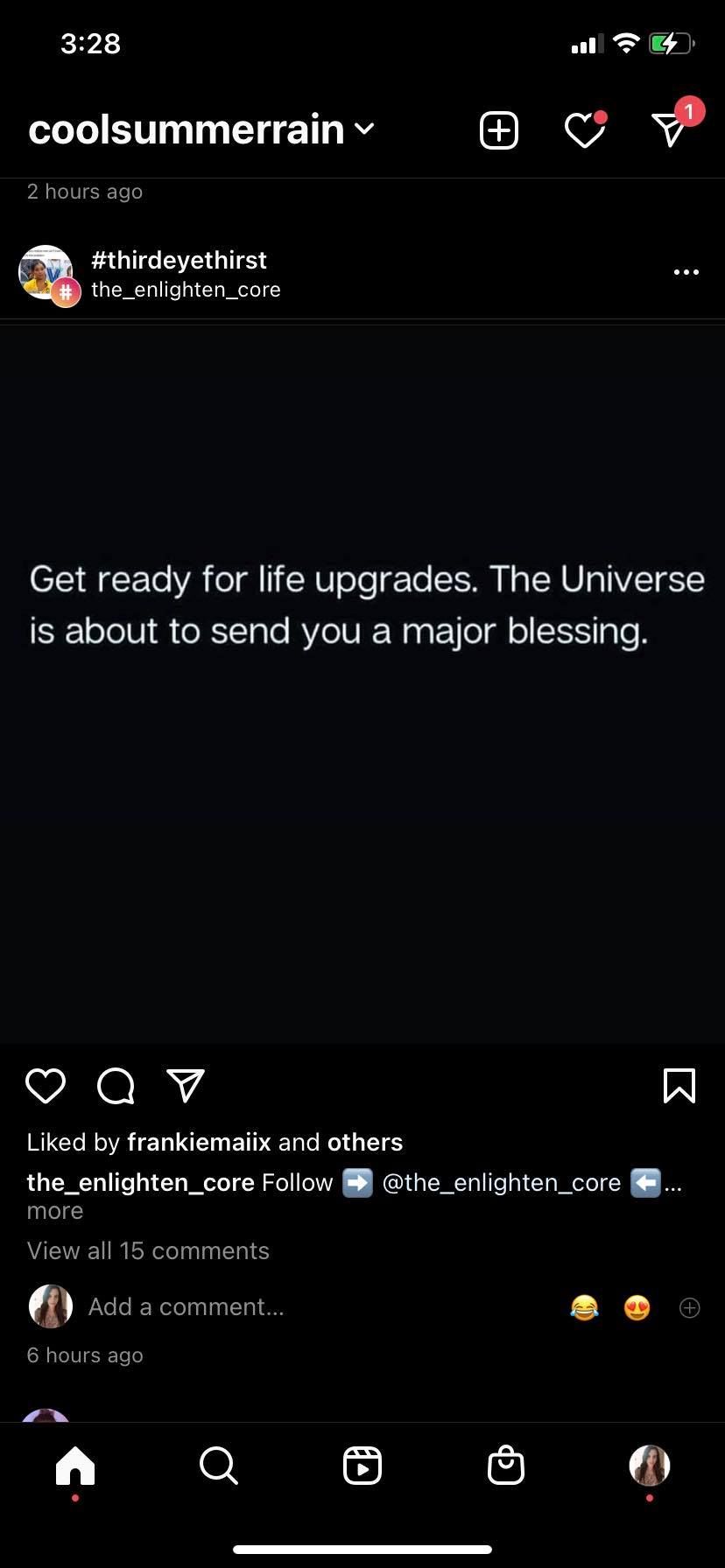 Screenshot Instagram Feed