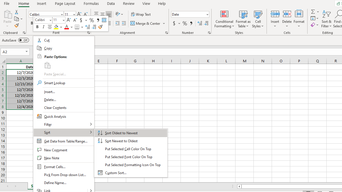 How To Sort By Date In Excel How To Sort By Date In Excel