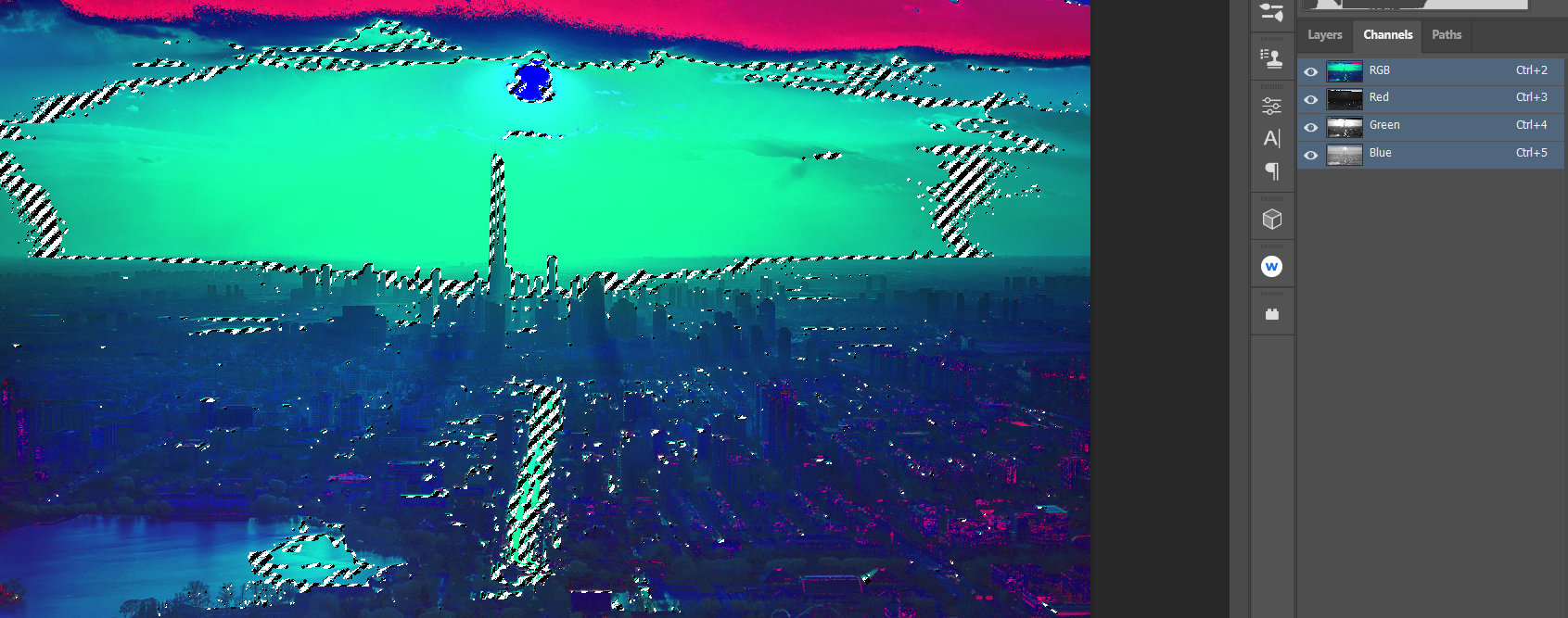 click on RGB city
