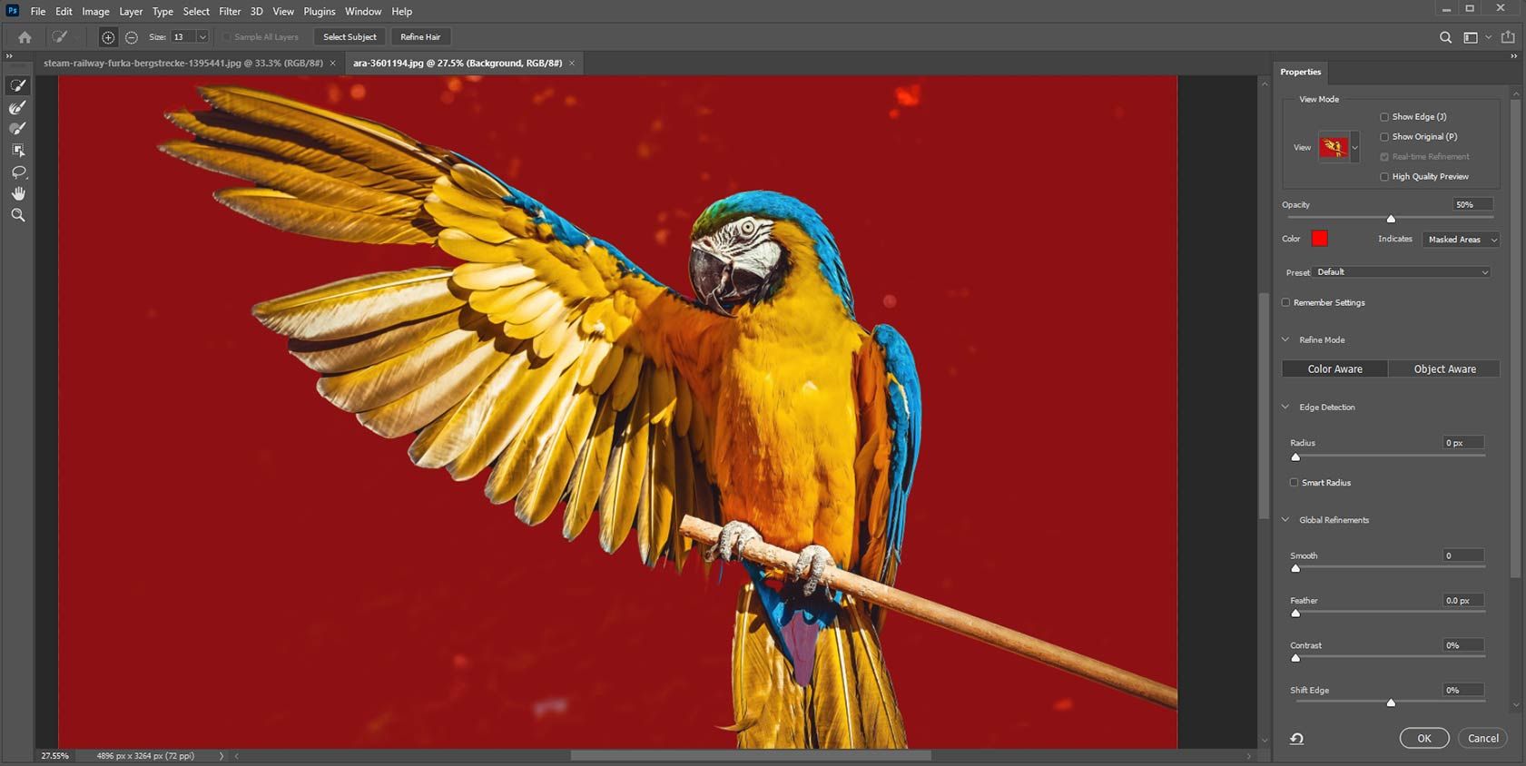 Adobe Photoshop masking