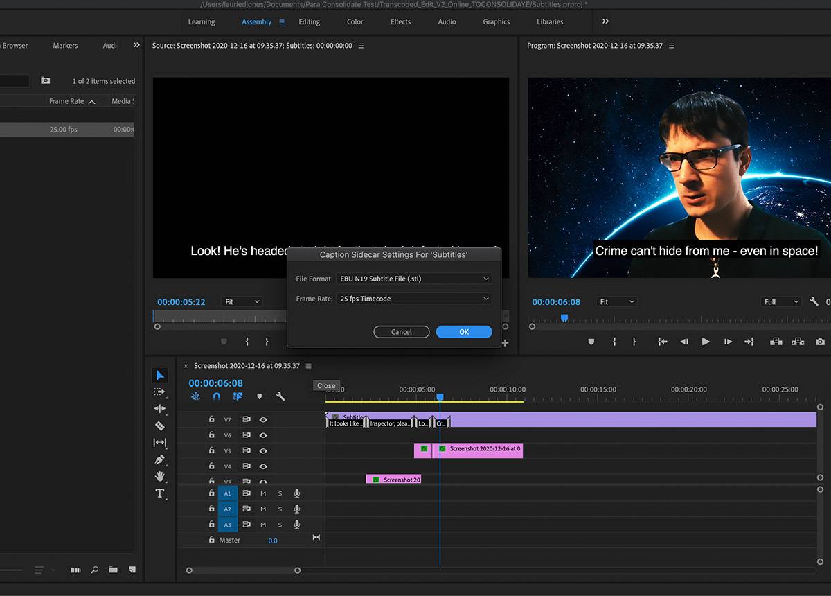 How To Create Dynamic Subtitles In Premiere Pro With The Captions Tool Premiere pro boasts of robust captioning features that let you edit, create, and export captions for display for all supported formats. premiere pro with the captions tool