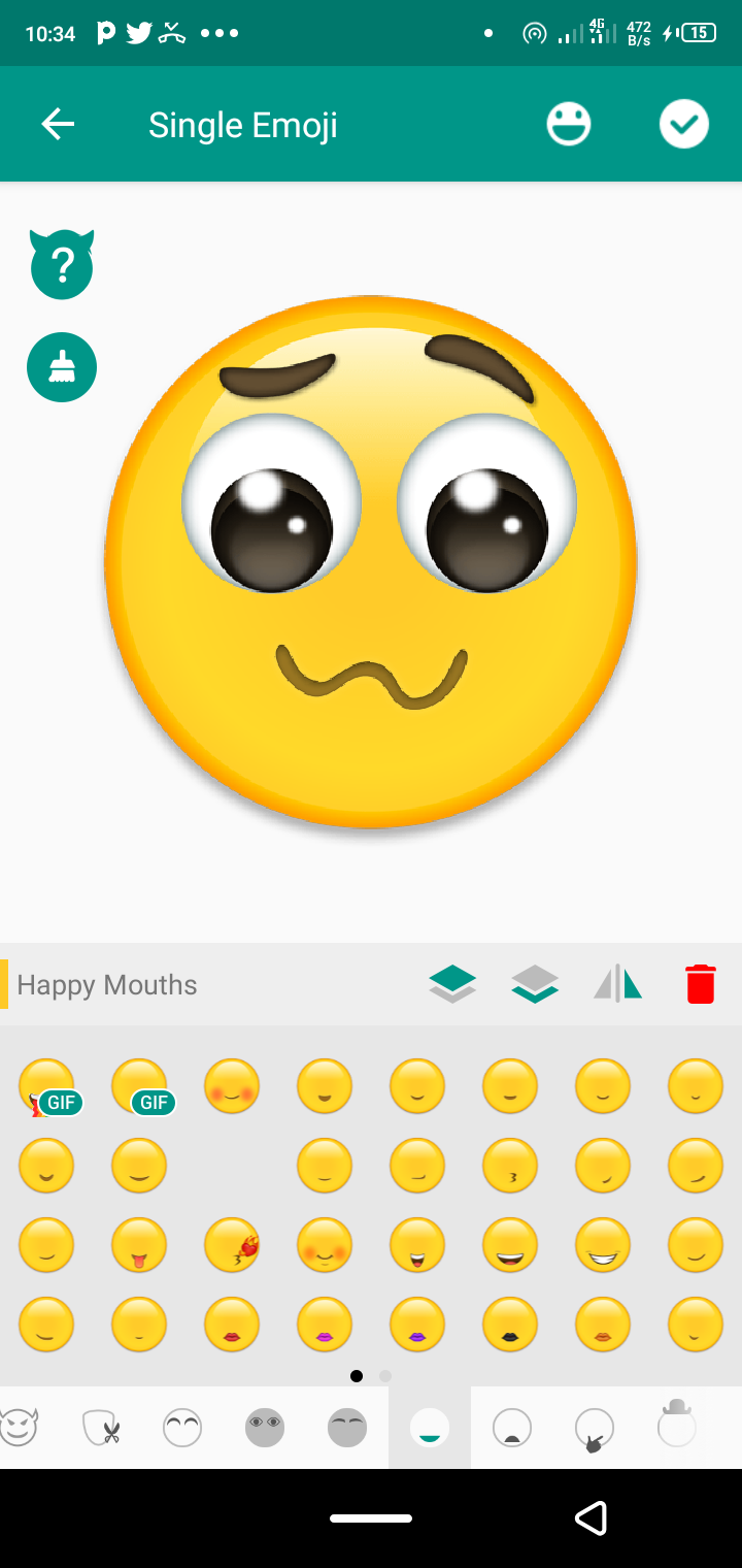 Emoji maker design interface