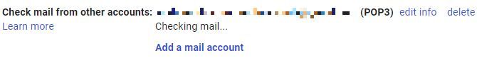 Set up Gmail to check mail from other accounts via POP3 or IMAP.