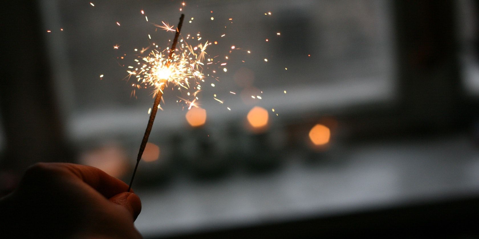 New Year sparkler