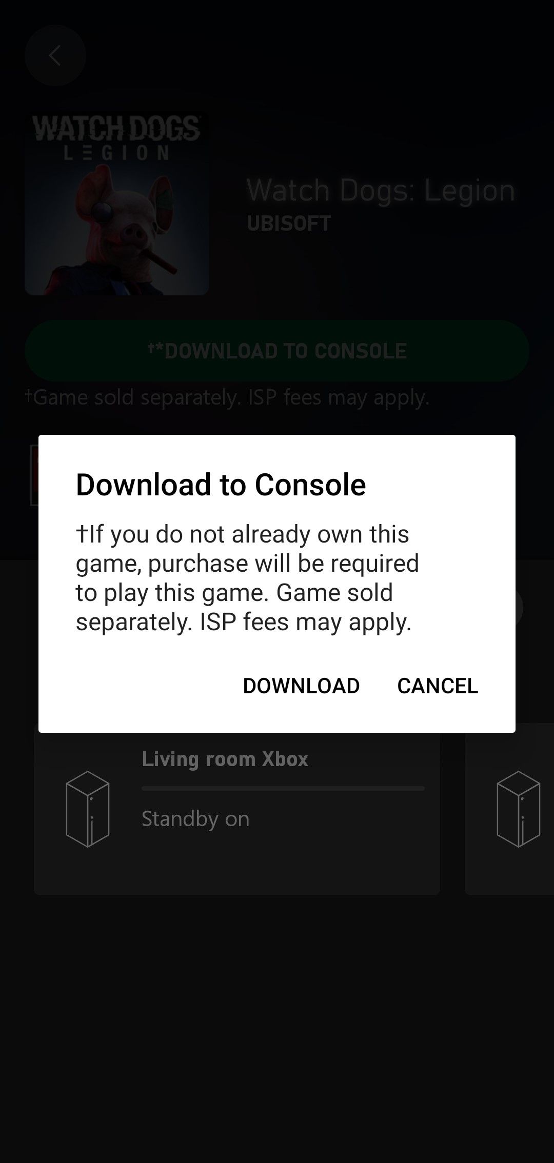 Xbox App Confirm Download
