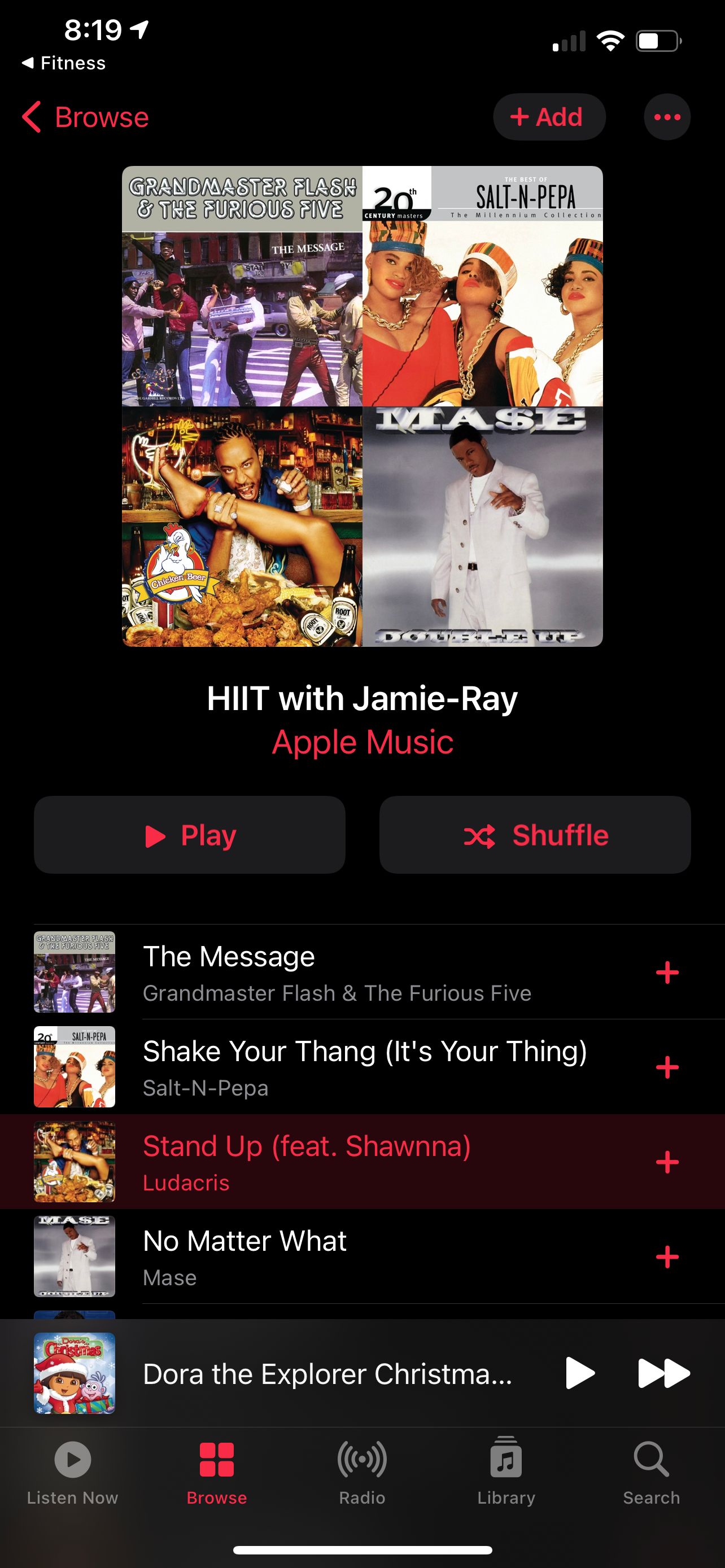 Apple Fitness Playlist
