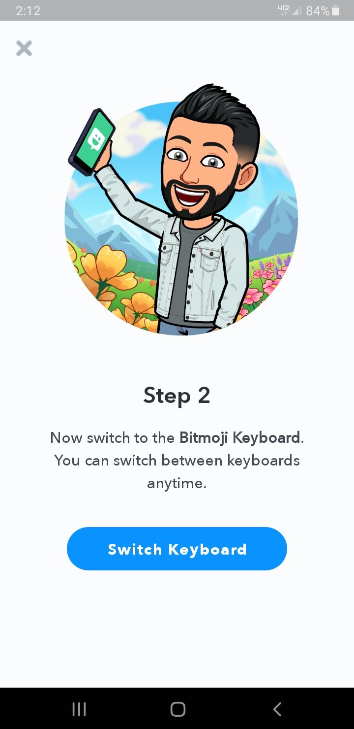 bitmoji switch keyboard