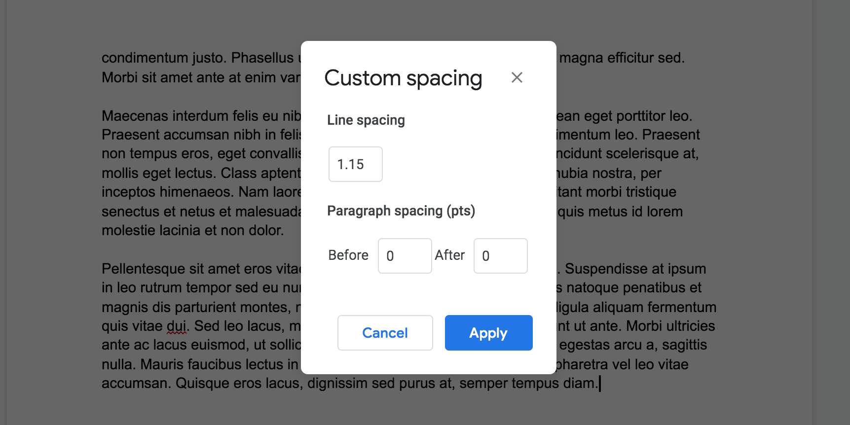 Remove a page in Google Docs