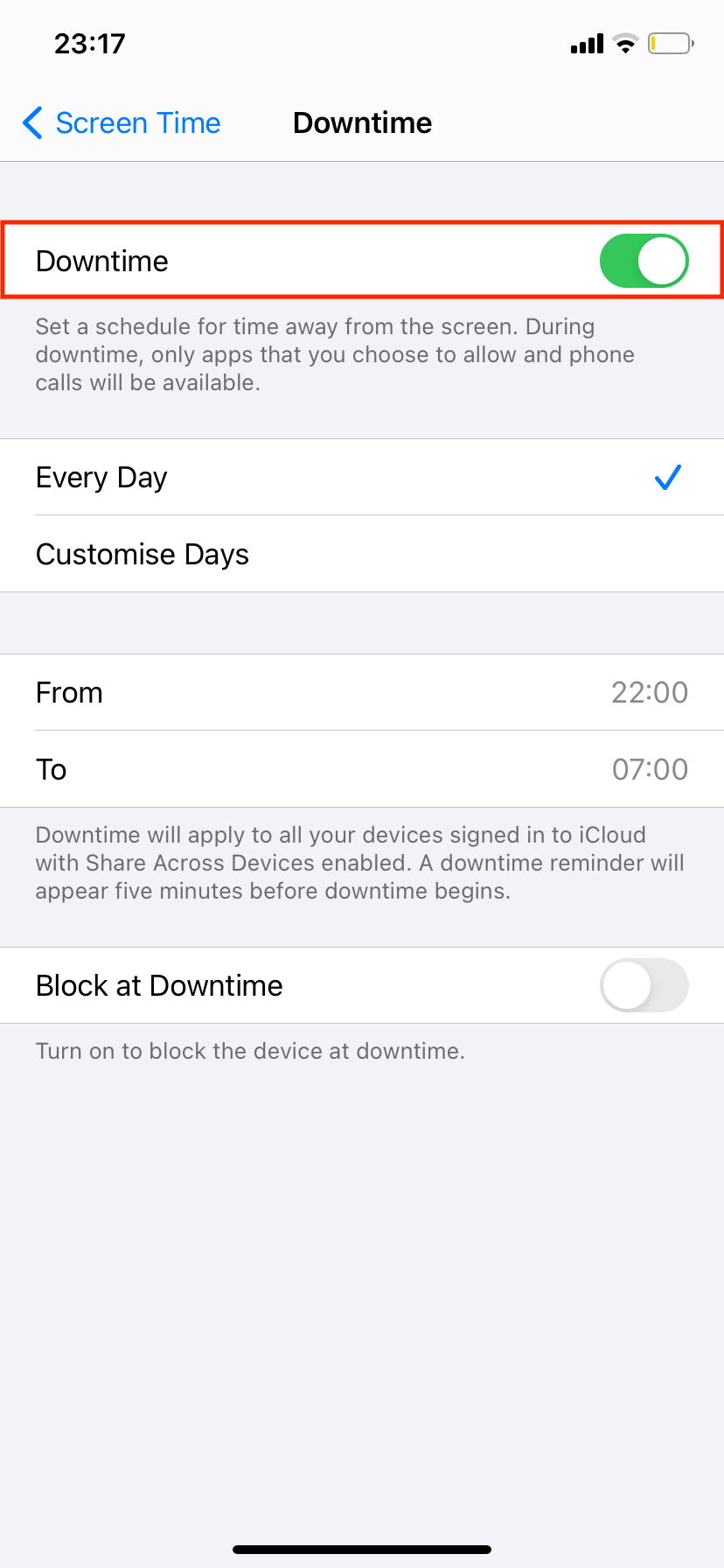 how to turn screen time off iphone 14