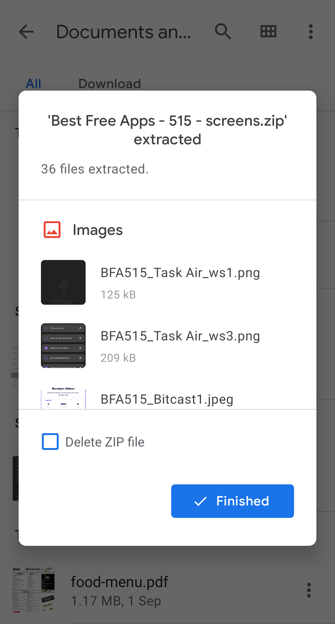 Files by Google Extracted