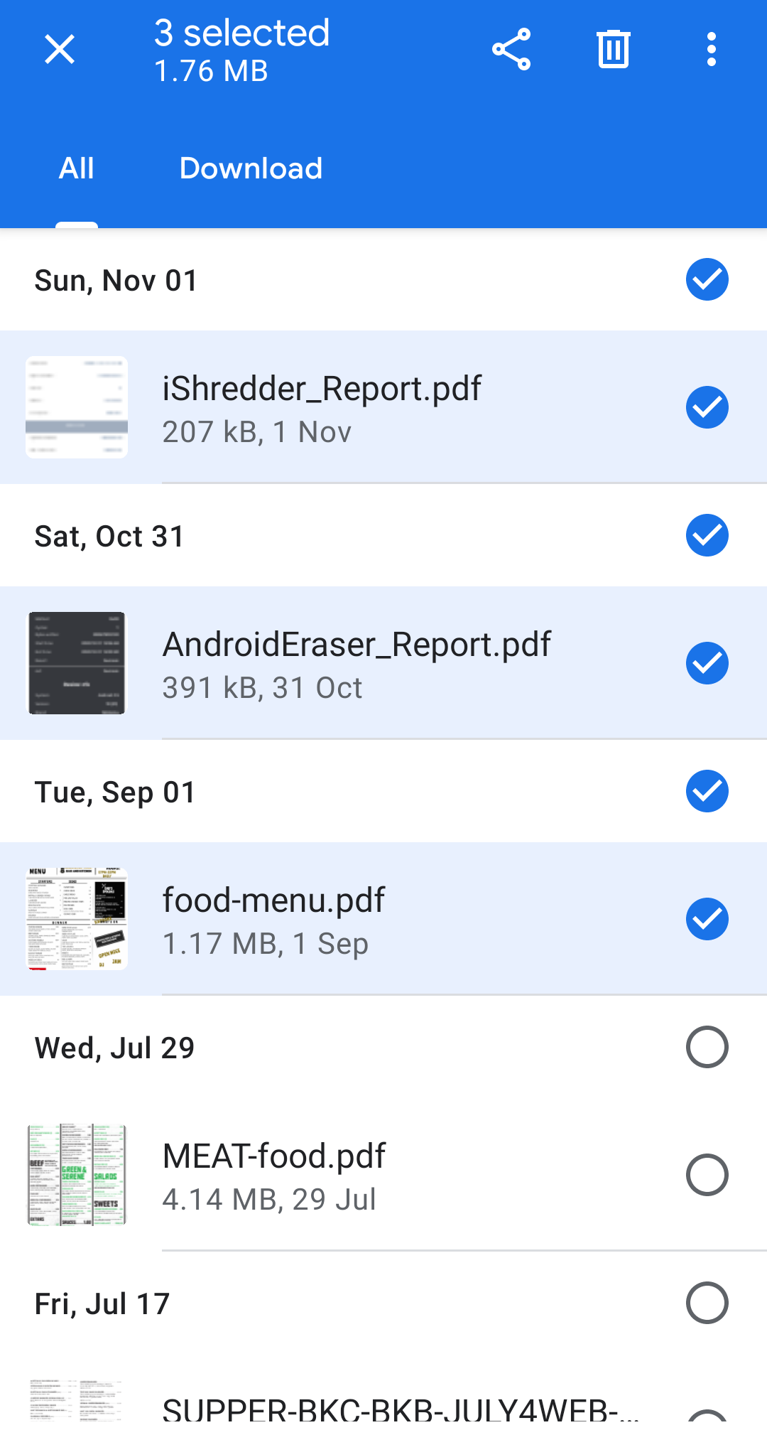 Files by Google Select