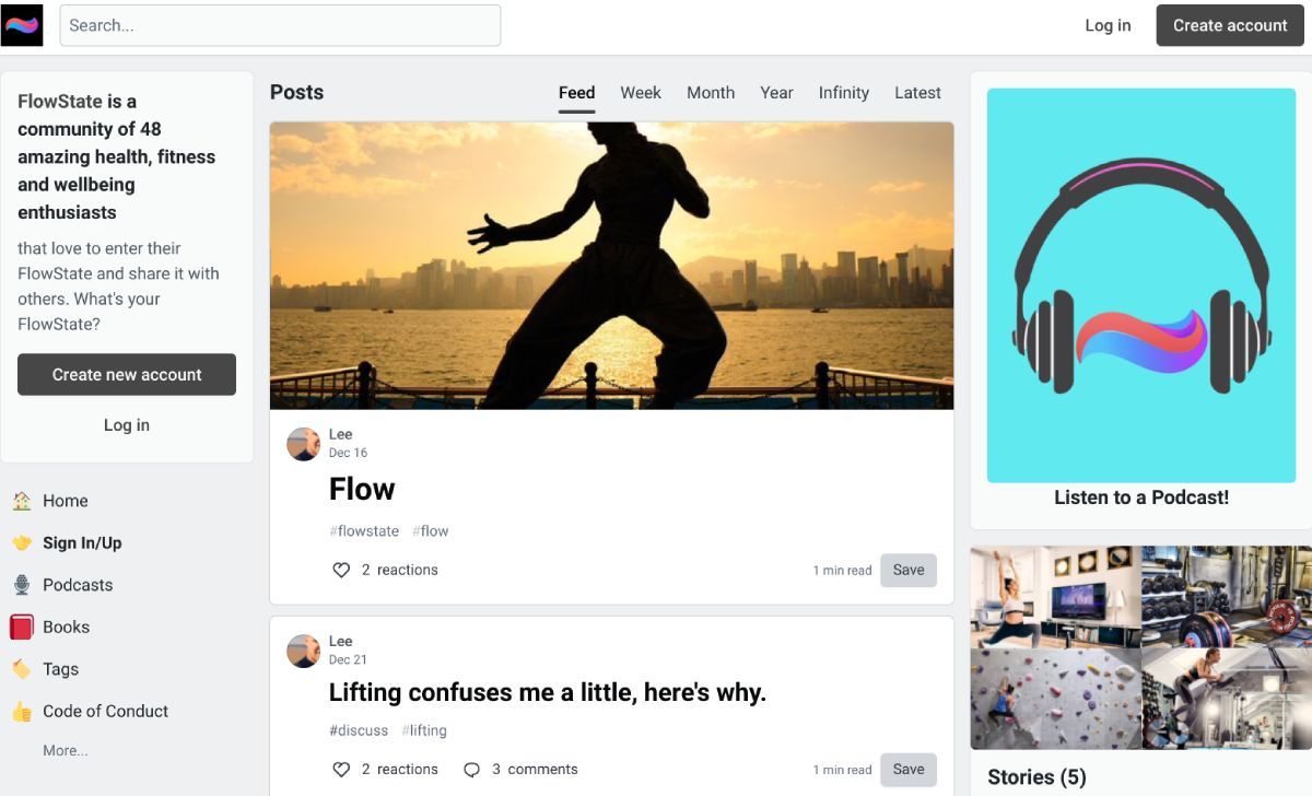Learn, discuss, and share fitness insights with health enthusiasts at Flowstate