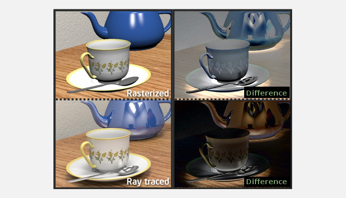 intel ray tracing differences