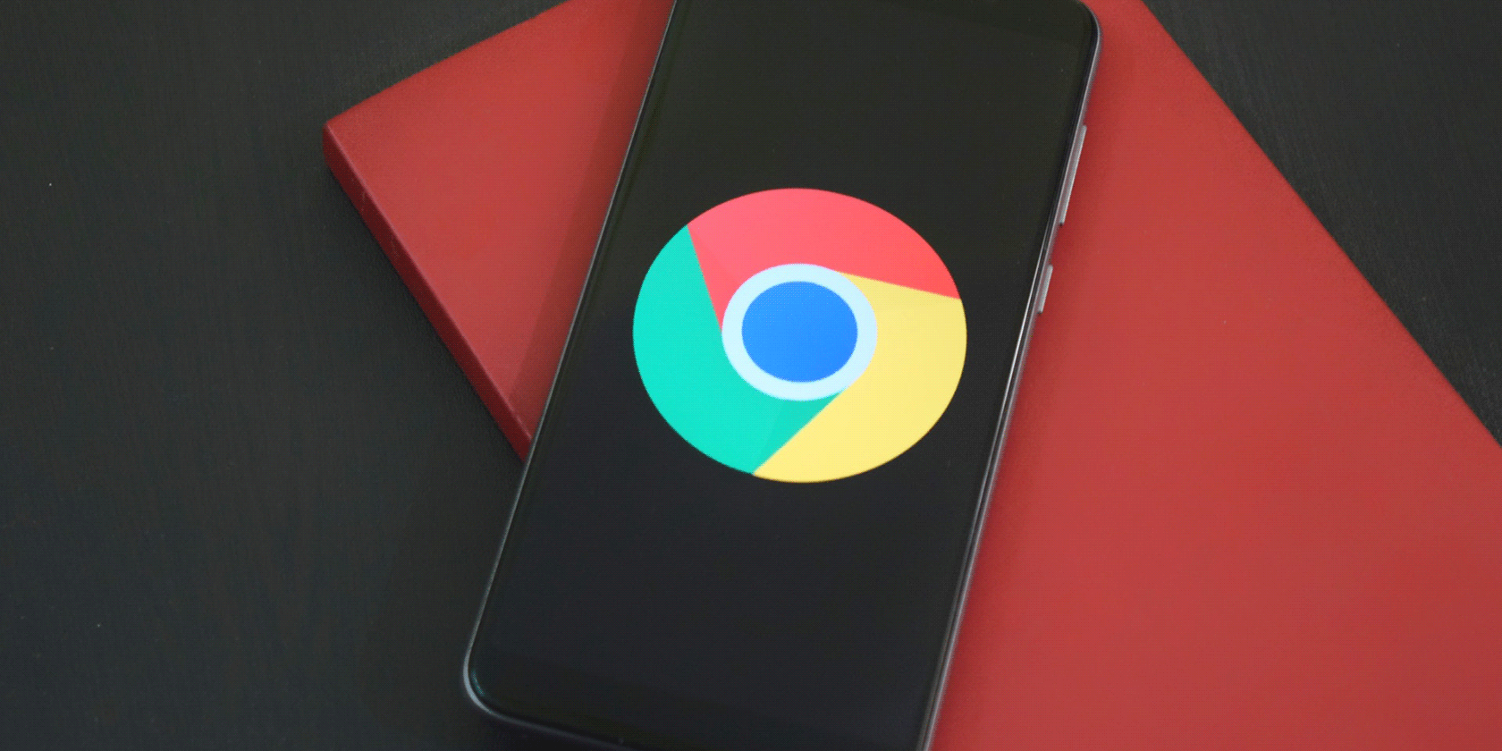 Chrome on a smartphone logo