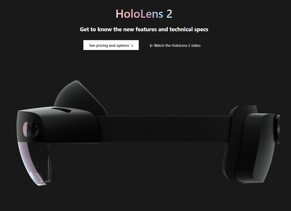 Microsoft Hololens 2 Features and Specs