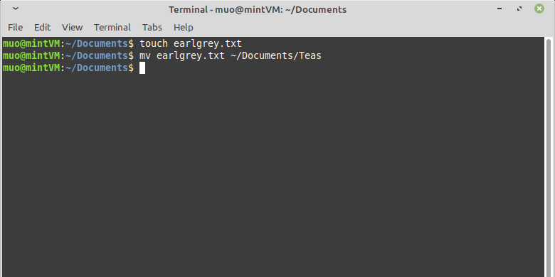 Using Mv Command in Linux
