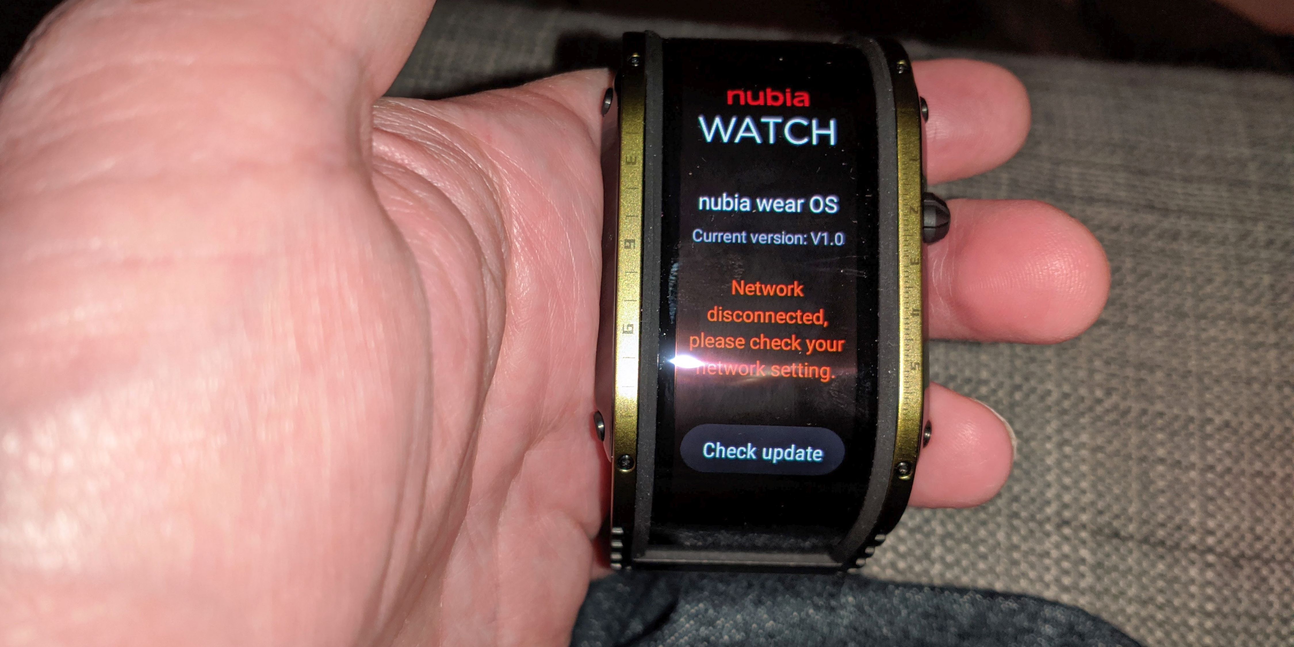 nubia watch network disconnected