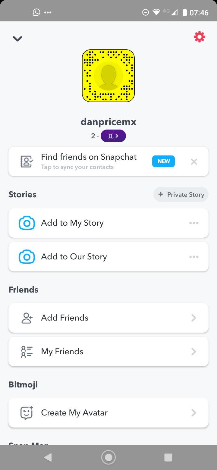 snapchat profile