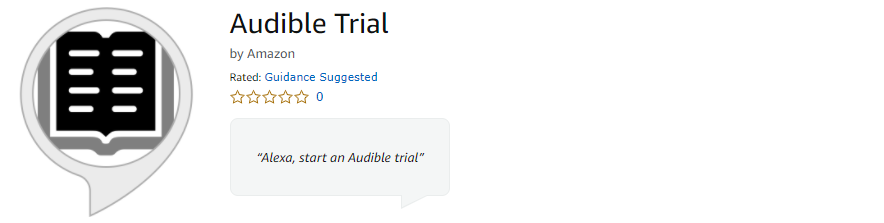 Audible Trial skill