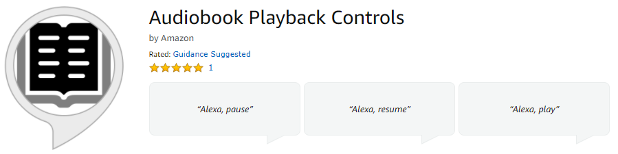 Audiobook Playback Controls skill
