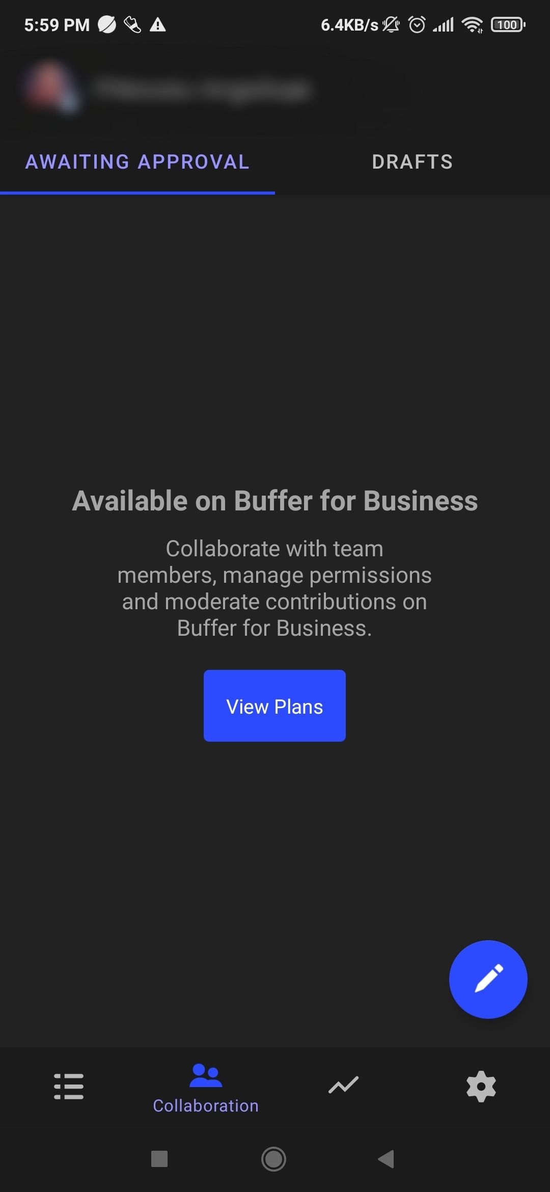 Buffer app for Business