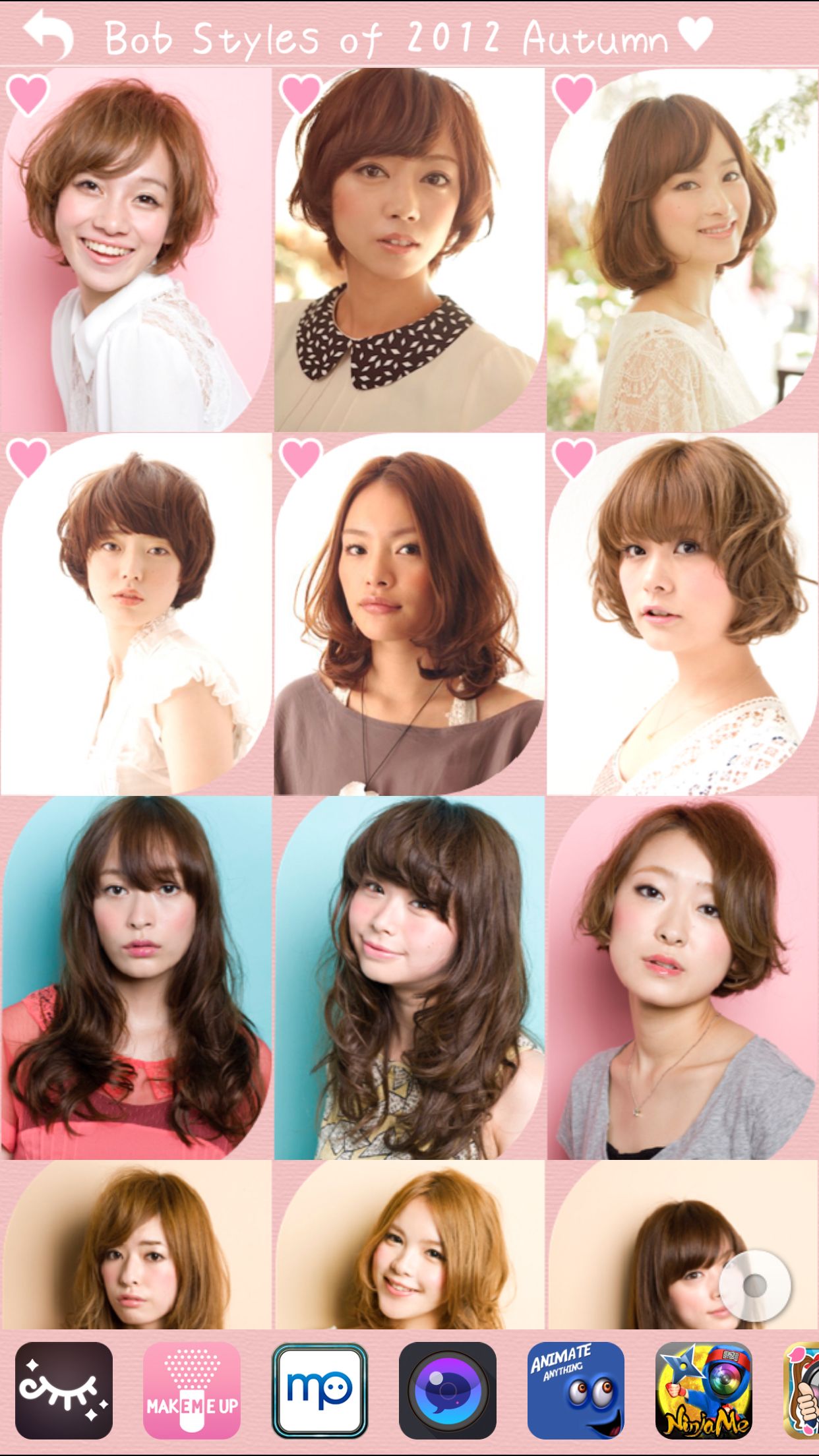 ChouChou Virtual Hair Try-on hairstyle choices