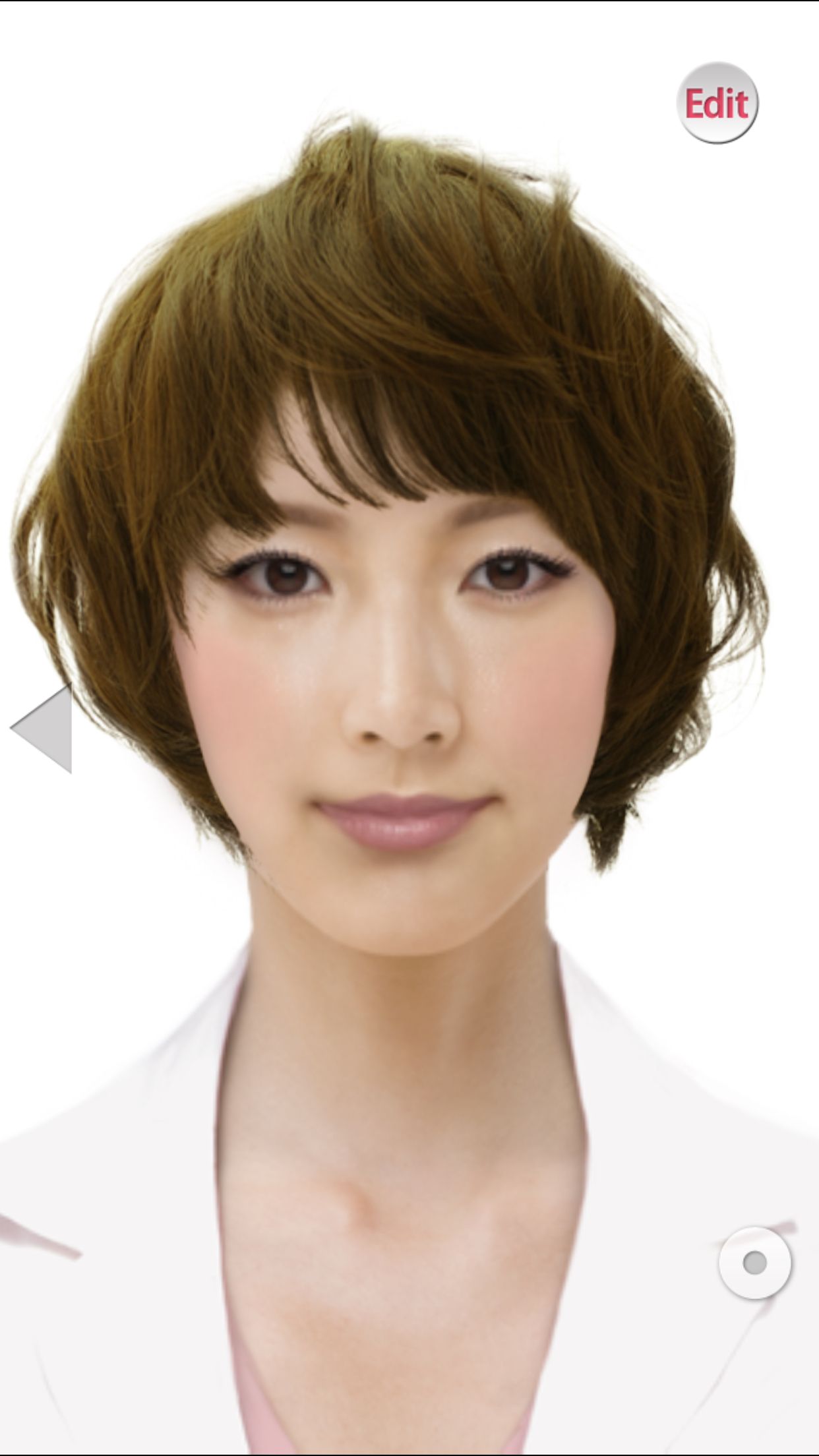 ChouChou Virtual Hair Try-on app brunette