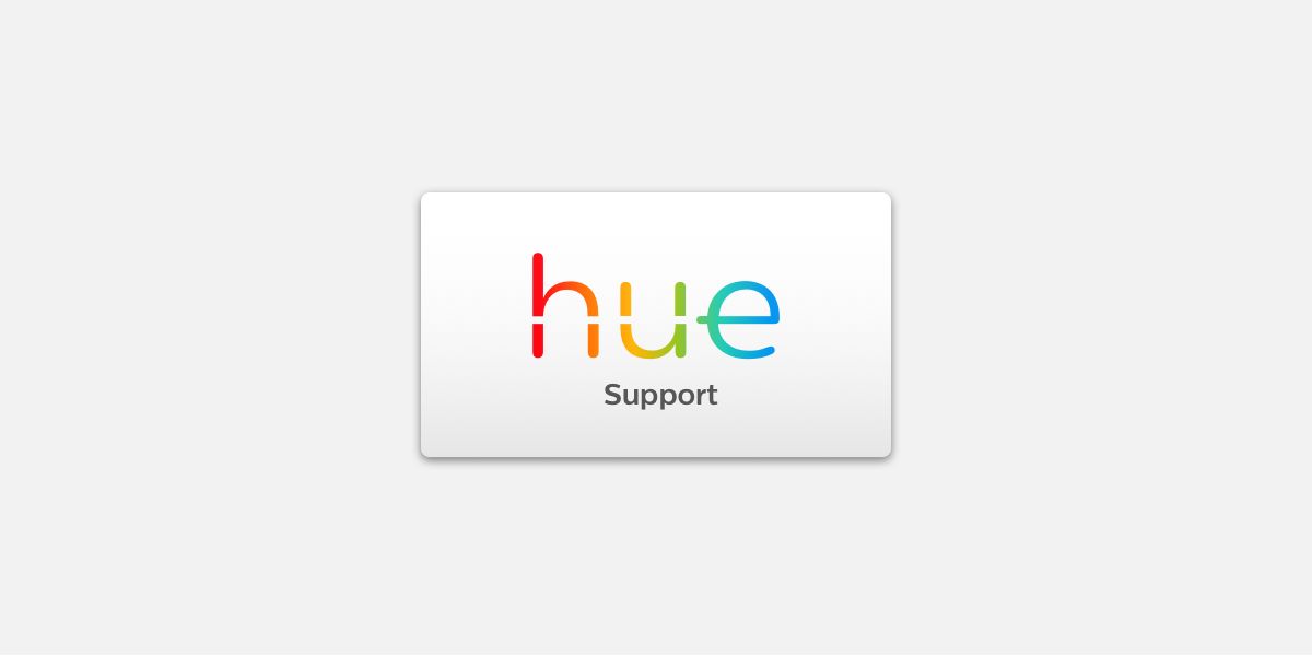 Hue Support Button On Gray Background