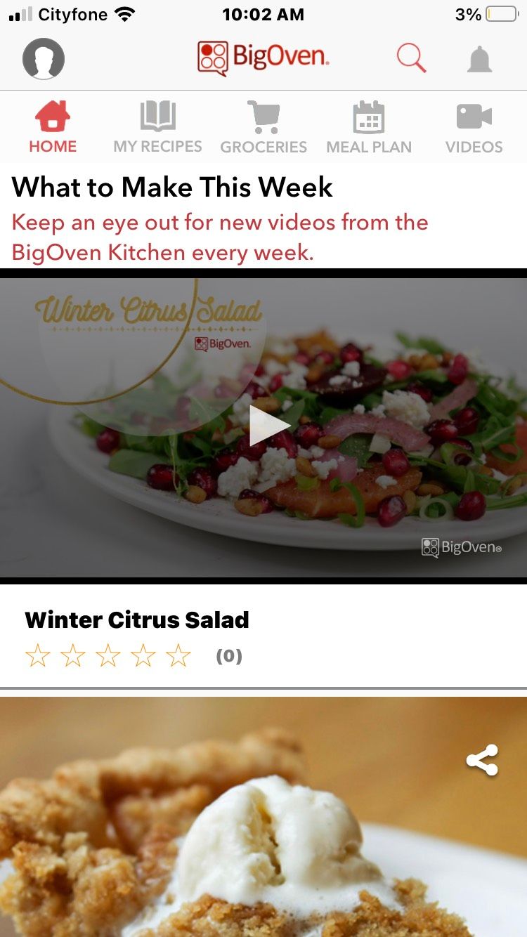 Big Oven Home Page feat. Citrus Salad