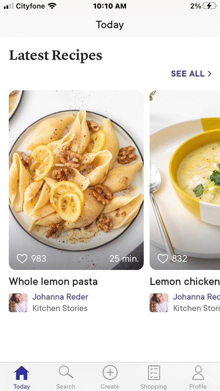 Lemon Pasta Screenshot