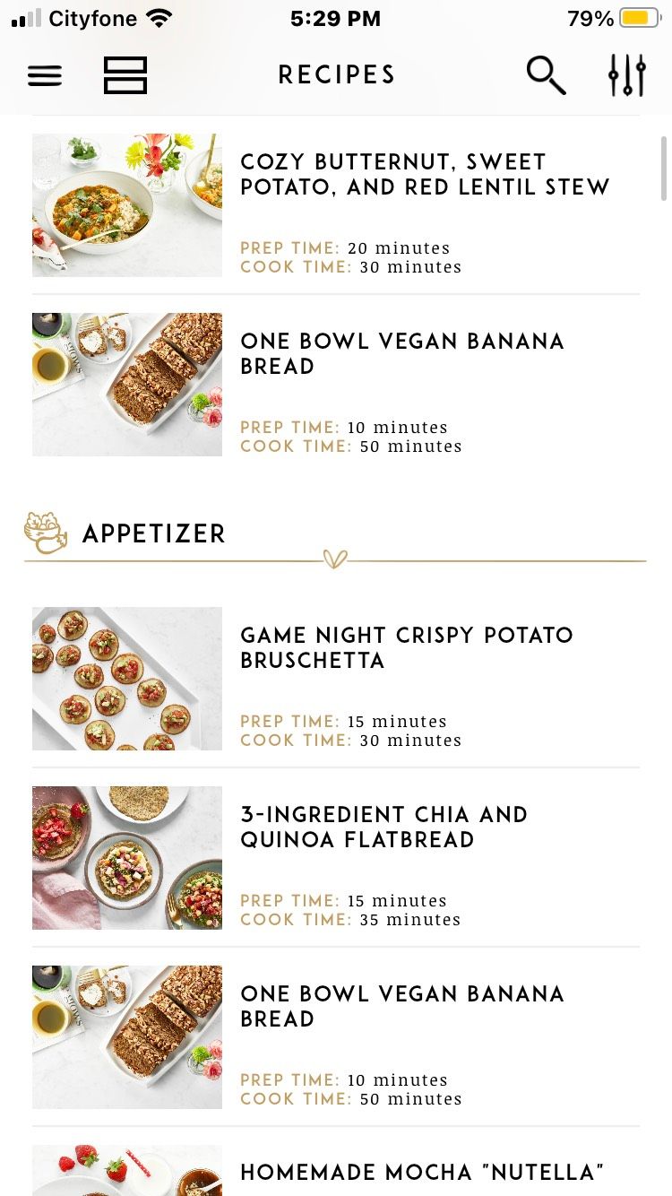 Oh She Glows Appetizer Options