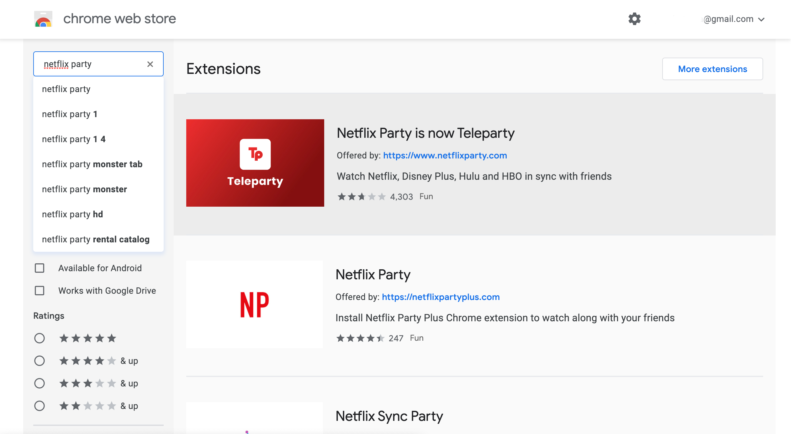 teleparty chrome extension