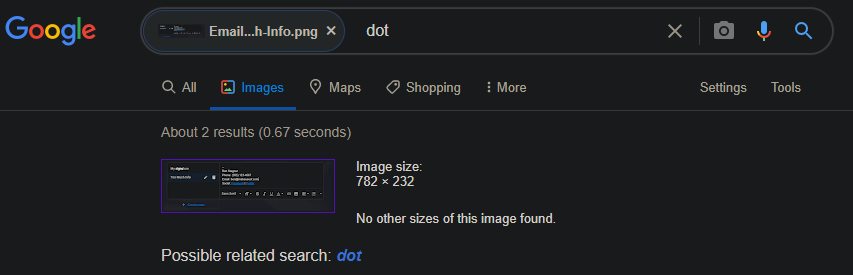No Other Images Found Google